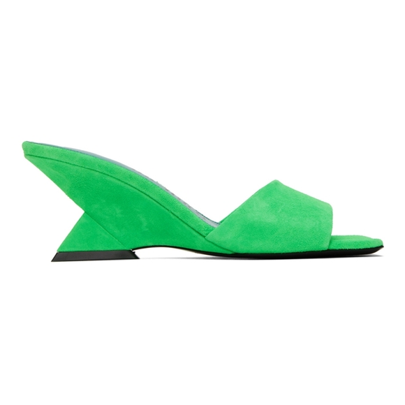 Sz 39 nib $740 The Attico green mules